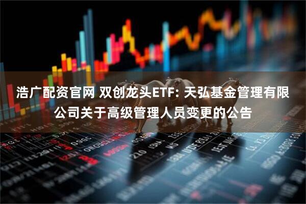 浩广配资官网 双创龙头ETF: 天弘基金管理有限公司关于高级管理人员变更的公告