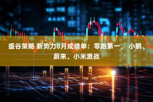 盛谷策略 新势力8月成绩单：零跑第一， 小鹏、蔚来、小米激战