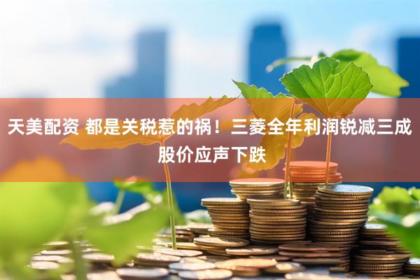 天美配资 都是关税惹的祸！三菱全年利润锐减三成 股价应声下跌